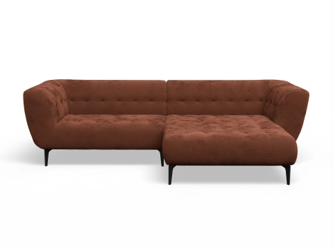 Ecksofa mit Longchair rechts